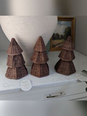 Studio McGee Threshold Wicker Tree Décor - Brown